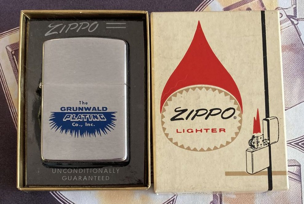 Zippo 1962 publiciaire Zippo 1962 publiciaire
