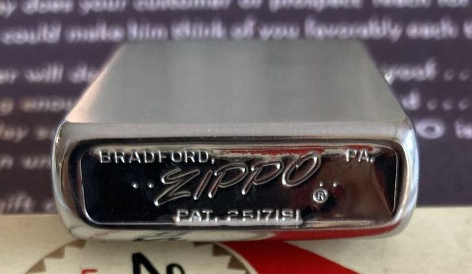 Zippo 1962 publiciaire Zippo 1962 publiciaire