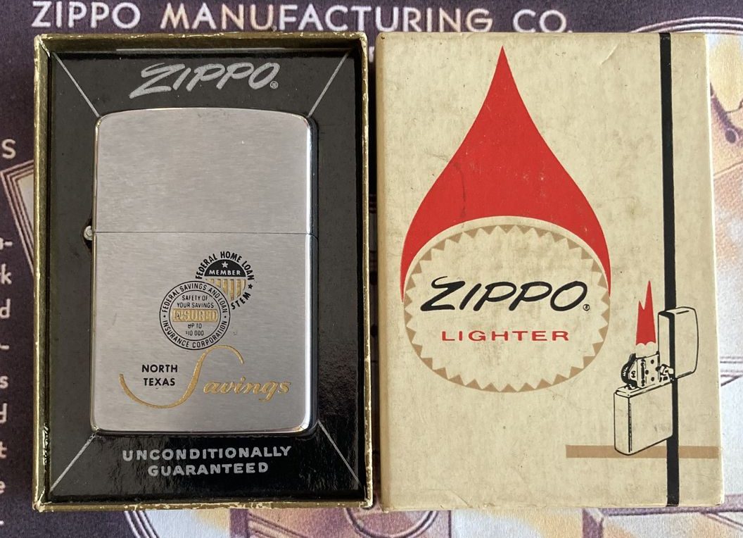Zippo 1962 publicitaire. Zippo 1962 publicitaire.
