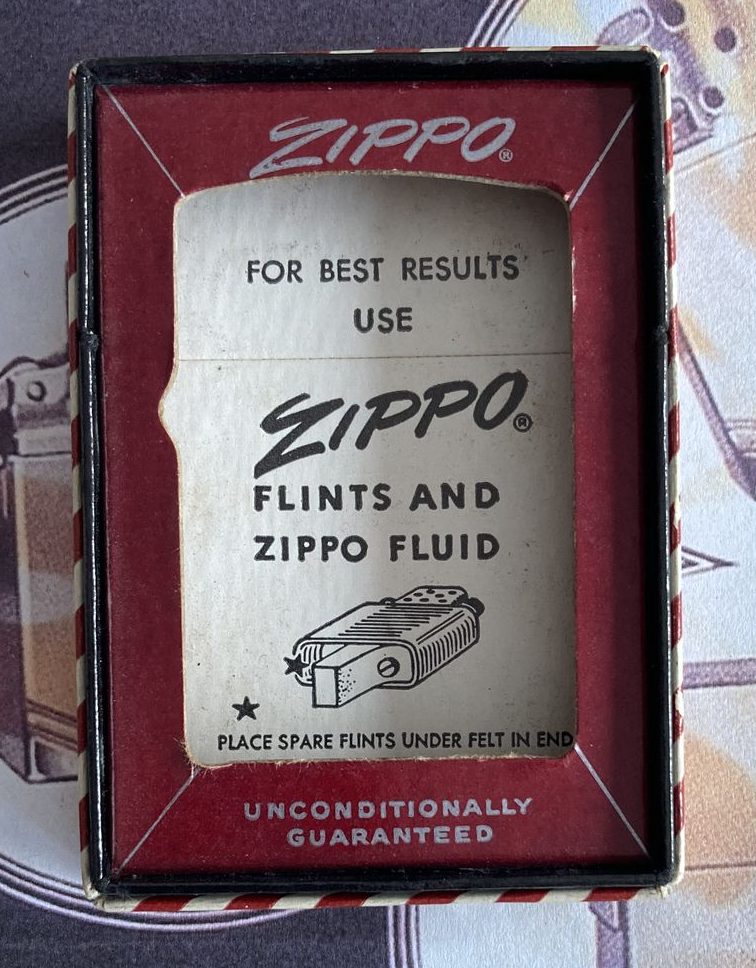 Zippo 1958 publicitaire Zippo 1958 publicitaire