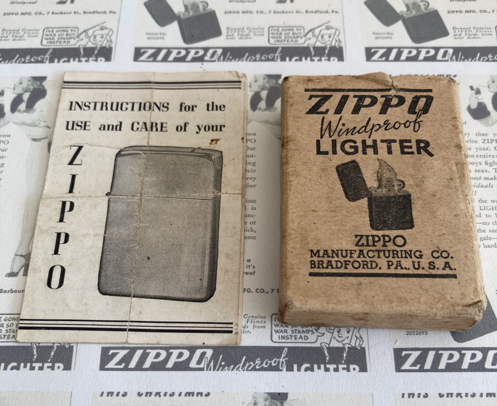 Zippo black crackle 1943/45