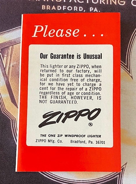 ZIPPO 1967 ZIPPO 1967