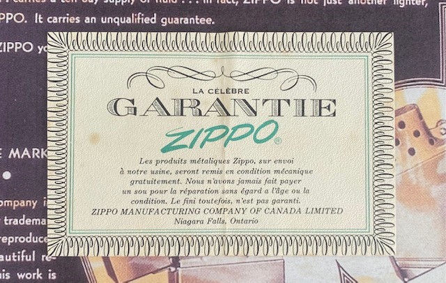 ZIPPO 1967/75 ZIPPO 1967/75